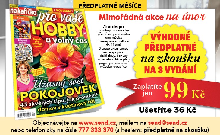 promo předplatného časopisů